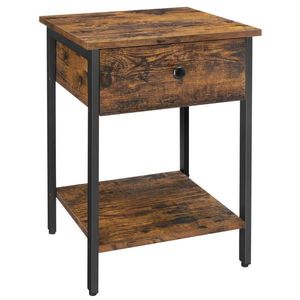 Boxxx PRÍRUČNÝ STOLÍK, hnedá, čierna vyobraziť