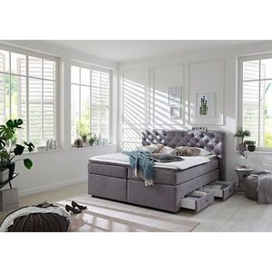 MID.YOU BOXSPRINGOVÁ POSTEĽ, 160/200 cm, sivá vyobraziť