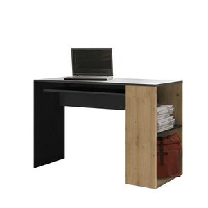 PÍSACÍ STÔL, grafitová, dub artisan, 113.9/75, 5/50 cm vyobraziť