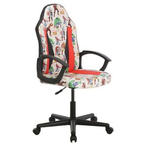 Marvel HERNÁ STOLIČKA, vzhľad kože, viacfarebná, červená, čierna, biela vyobraziť