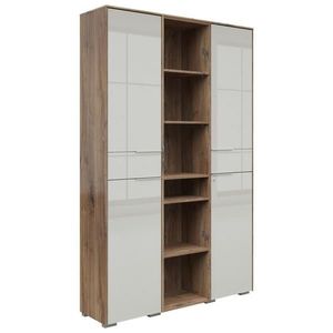 Voleo SKRINKA NA DOKUMENTY, svetlosivá, tmavý dub, 122/199/37 cm vyobraziť