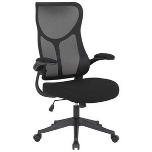 OTOČNÁ STOLIČKA, sieťovina, čierna vyobraziť