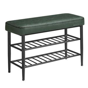 MID.YOU LAVICA NA TOPÁNKY, čierna, lesná zelená, 80/50/30 cm vyobraziť