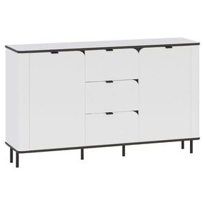 Carryhome ŠIROKÁ KOMODA, biela, 136, 8/82/35, 2 cm vyobraziť