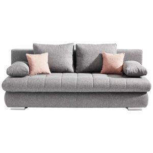 Ti'me ROZKLADACIA POHOVKA, textil, sivá vyobraziť