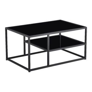 Ti'me KONFERENČNÝ STOLÍK, čierna, kov, sklo, 90/60/45 cm vyobraziť
