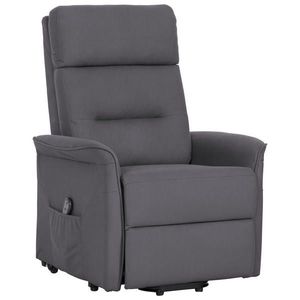 Cantus TV KRESLO, textil, sivá vyobraziť