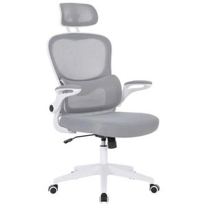 Carryhome OTOČNÁ STOLIČKA, sieťovina, sivá, biela vyobraziť