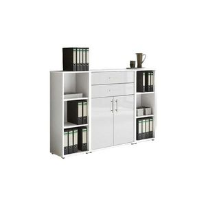 MID.YOU SKRINKA NA DOKUMENTY, biela, biela s vysokým leskom, 172, 6/113, 6/33 cm vyobraziť