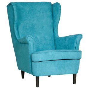 Niels Andersson KRESLO UŠIAK, drevo, textil, kartón, kompozitné drevo, modrá vyobraziť