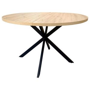 MID.YOU JEDÁLENSKÝ STÔL, čierna, farba duba, 120/120/75 cm vyobraziť