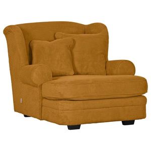 Ambia Home XXL KRESLO, textil, tmavožltá vyobraziť