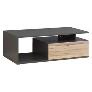 MID.YOU KONFERENČNÝ STOLÍK, farba duba, tmavosivá, kov, plast, kompozitné drevo, 120/59/40 cm vyobraziť