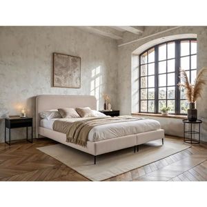 MID.YOU BOXSPRINGOVÁ POSTEĽ, 140/200 cm, béžová vyobraziť