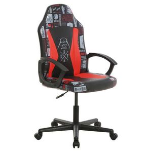 Star Wars HERNÁ STOLIČKA, vzhľad kože, červená, čierna vyobraziť