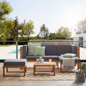 Ambia Garden TERASOVÁ SEDACIA SÚPRAVA 4-dielne, drevo, textil vyobraziť