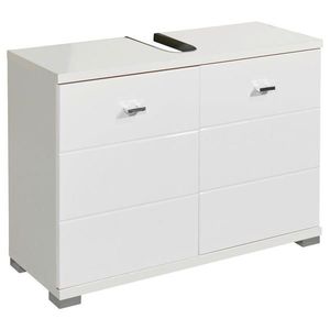 Livetastic SKRINKA POD UMÝVADLO, biela s vysokým leskom, biela, 80/57/31 cm vyobraziť