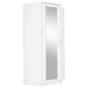 MID.YOU ROHOVÁ ŠATNÍKOVÁ SKRIŇA, biela, 91, 4/212/55, 2 cm vyobraziť