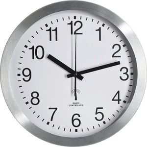 Ambia Home NÁSTENNÉ HODINY, strieborná, biela, 25 cm vyobraziť