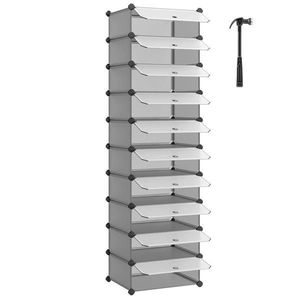 REGÁL NA TOPÁNKY, sivá, 43/173/31 cm vyobraziť