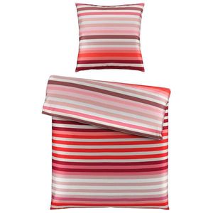Novel POSTEĽNÁ BIELIZEŇ, satén, červená, 155/220 cm vyobraziť