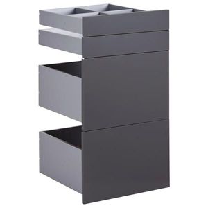 Hom`in SADA ZÁSUVIEK, antracitová, 45, 3/83/46, 8 cm vyobraziť