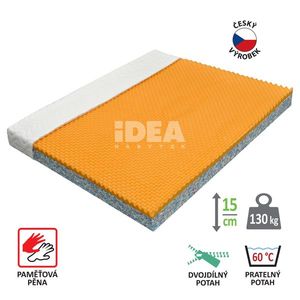 Matrac s poťahom IDEA VISCO 160x200x15 M25 vyobraziť