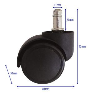 Kolieska na plávajúce podlahy sada 5 ks vyobraziť