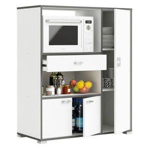 Skrinka na mikrovlnnú rúru BUZZ biela vyobraziť