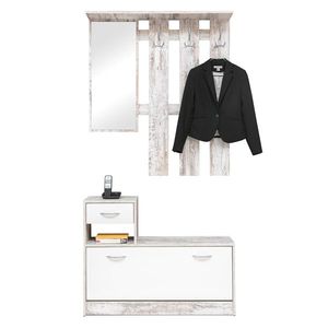 Predsieňová stena fresco/biela vyobraziť