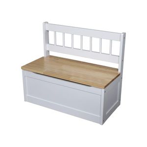 Detská lavica biela/lak vyobraziť