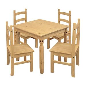 Jedálenský stôl 16117 + 4 stoličky 1627 CORONA 2 vyobraziť