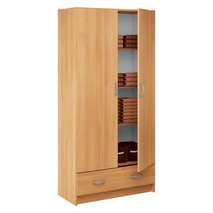 Skriňa policová 2 dvere + 1 zásuvka BEST buk vyobraziť