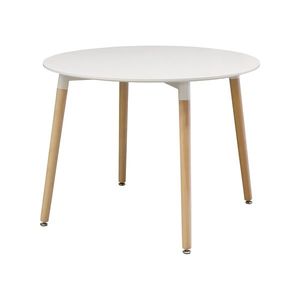 Jedálenský stôl priemer 100 UNO biely vyobraziť