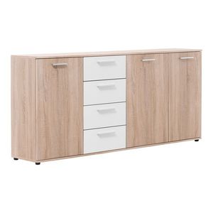 Komoda LUND 52 dub/biela vyobraziť