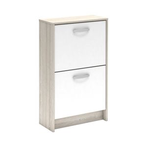 Botník NANO dub/perleťovo biela vyobraziť