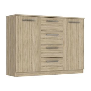 Komoda 2 dvere + 4 zásuvky SURREY dub Sonoma vyobraziť