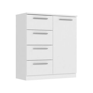 Komoda 1 dvere + 4 zásuvky SURREY biela vyobraziť