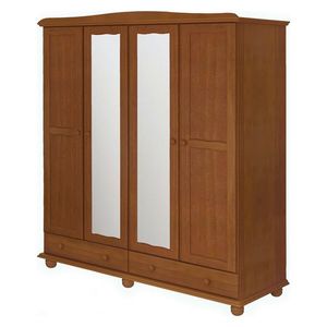 Skriňa 4-dverová COPACABANA hnedá vyobraziť