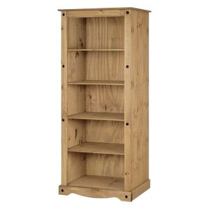 Knižnica 4 police CORONA 3 vosk vyobraziť