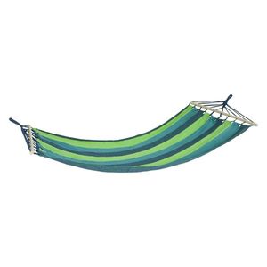 Závesná hojdacia sieť zelená/modrá vyobraziť