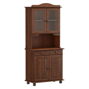 Príborník s nadstavcom 2 dvere RUBI tmavo hnedá vyobraziť