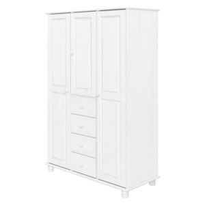 Skriňa 3-dverová 8851B biely lak vyobraziť