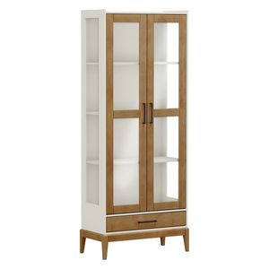 Vitrína MILAO biela/dub vyobraziť