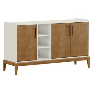 Komoda 3 dvere MILAO dub/biela vyobraziť