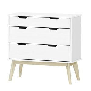 Komoda 2+1 zásuvky BONITO biely lak vyobraziť