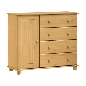 Bielizník 4 zásuvky + dvierka 8016V vosk vyobraziť