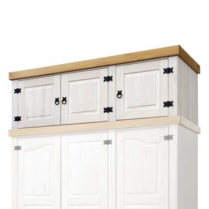 Nadstavec 3-dverový CORONA biely vosk vyobraziť