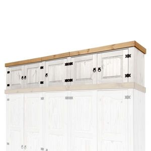 Nadstavec 5-dverový CORONA biely vosk vyobraziť