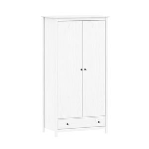 Skriňa 2-dverová TORINO biela, kovové úchytky vyobraziť